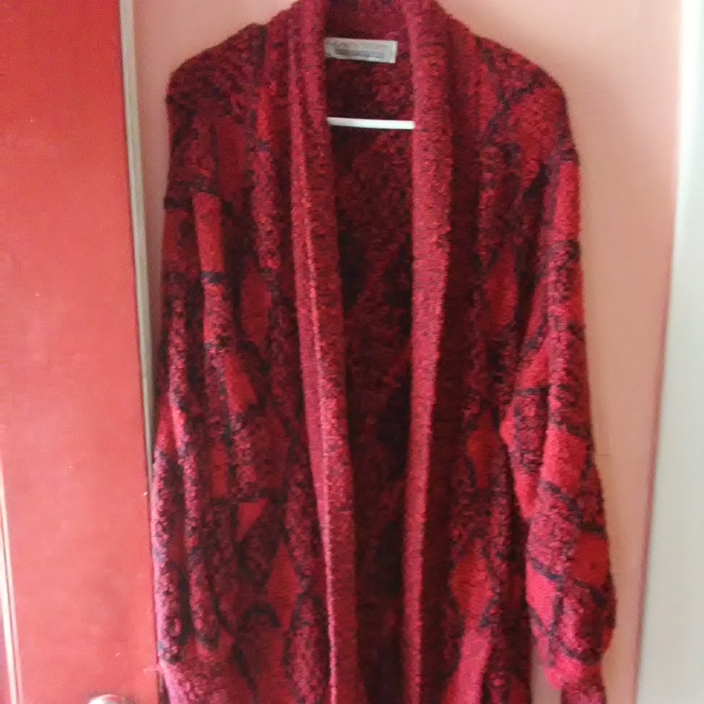 Karen Scott duster sweater.